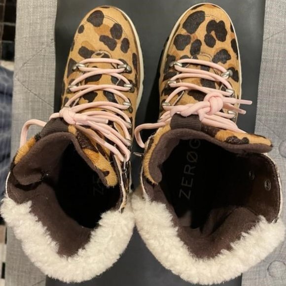 Cool Haan Zerogrand booties, animal print - Picture 5 of 5